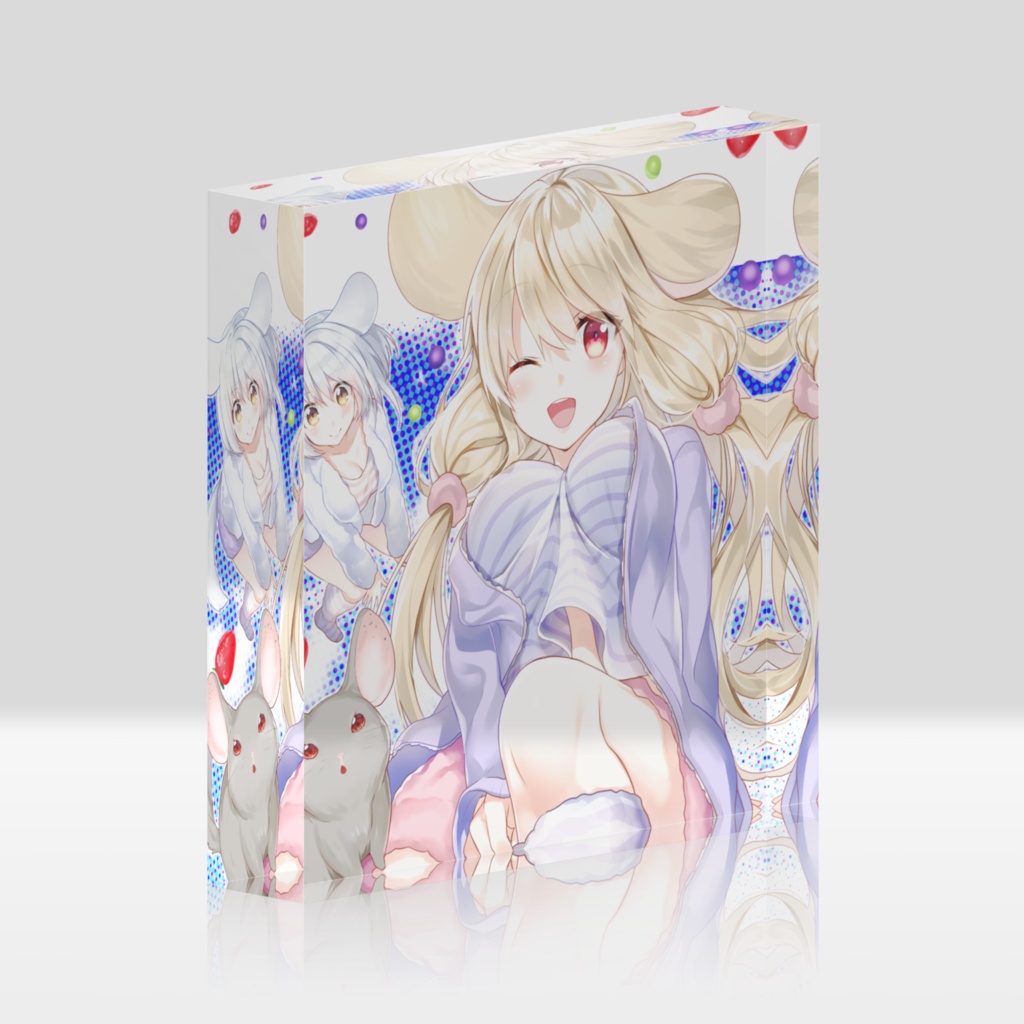 ぽんずアクリルブロック