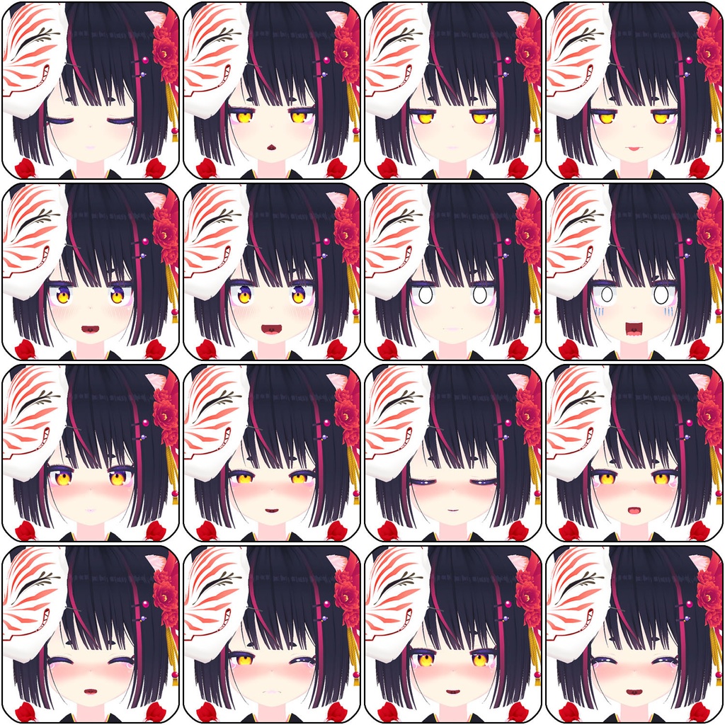 奥邑ゆき VRChat想定オリジナル3Dアバター v1.40