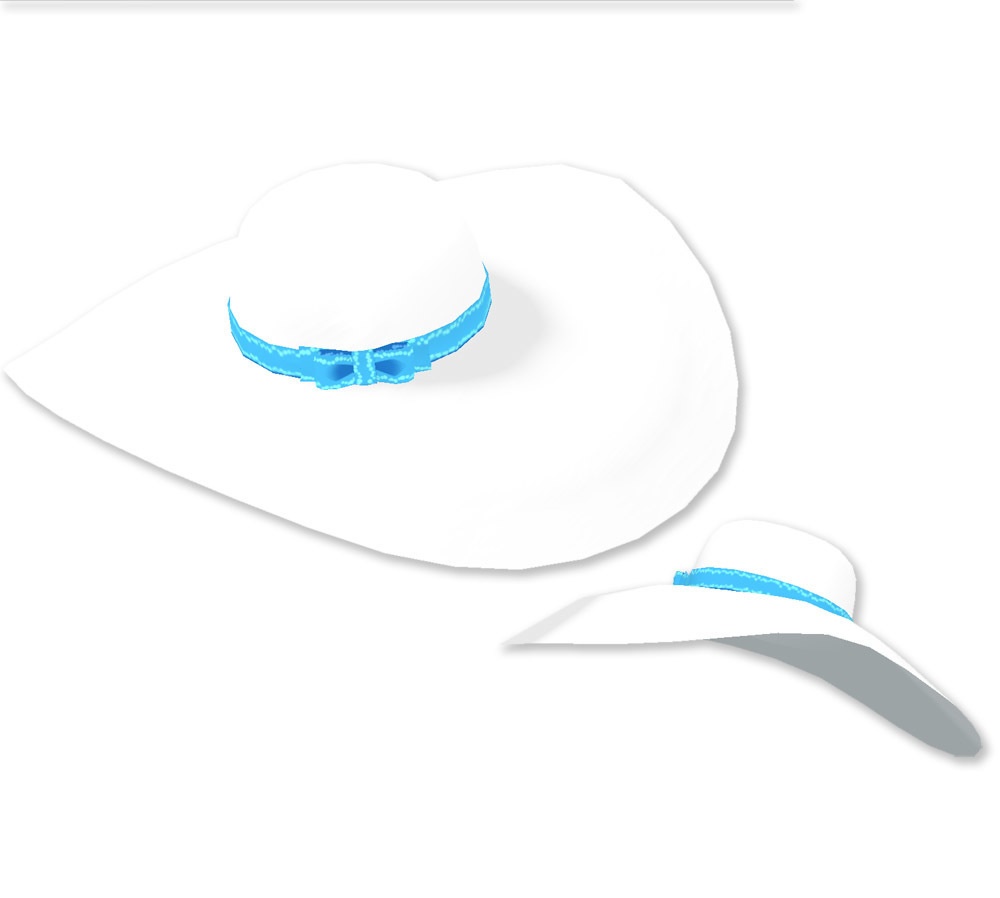 3Dモデル 麦わら帽子