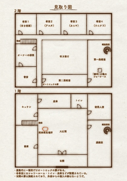 【オンライン版】【マーダーミステリー】モンストギュー青春の像殺人事件