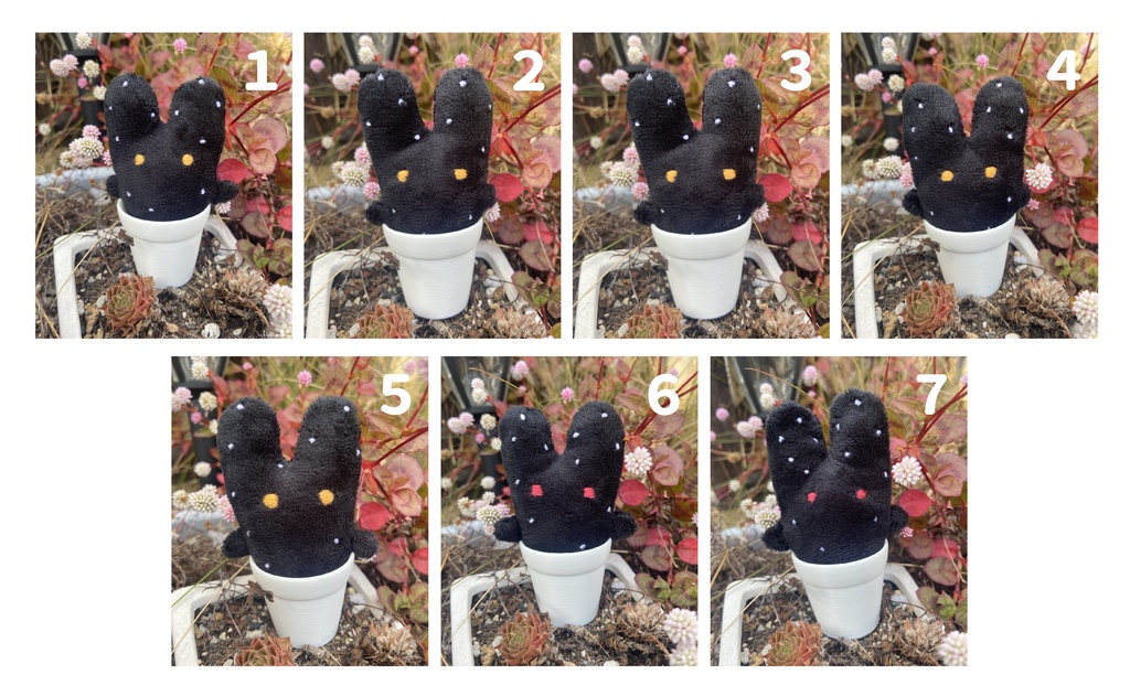 ウサボくんぬい(黒)