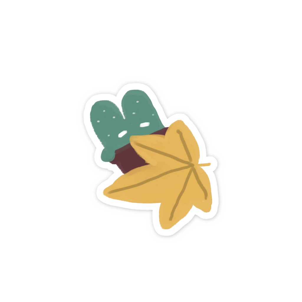 ウサボくんねむねむステッカー