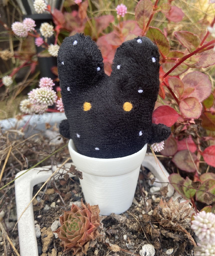 ウサボくんぬい（黒）【受注生産】