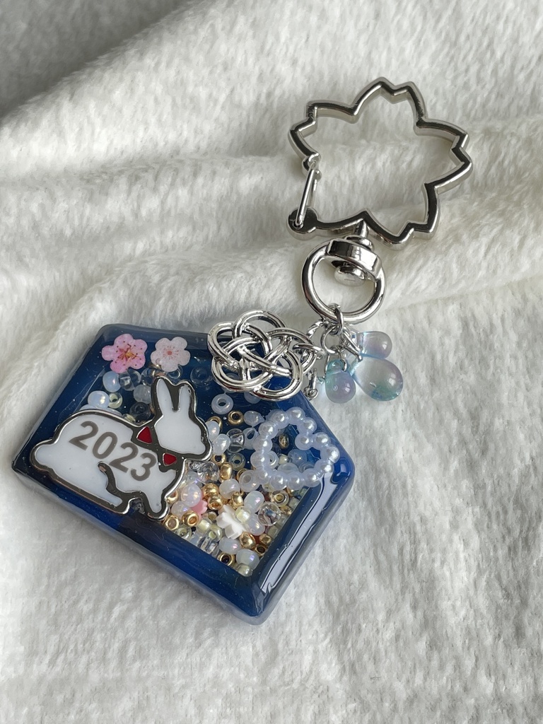 うさぎ絵馬 シャカシャカ✧*。チャーム ③