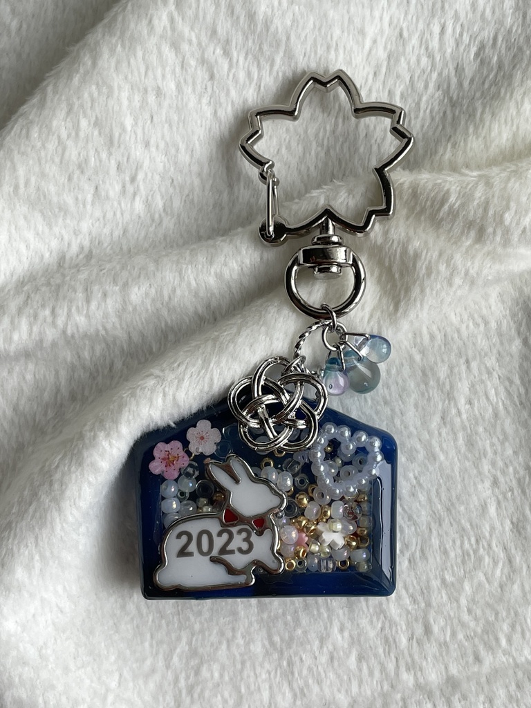 うさぎ絵馬 シャカシャカ✧*。チャーム ③