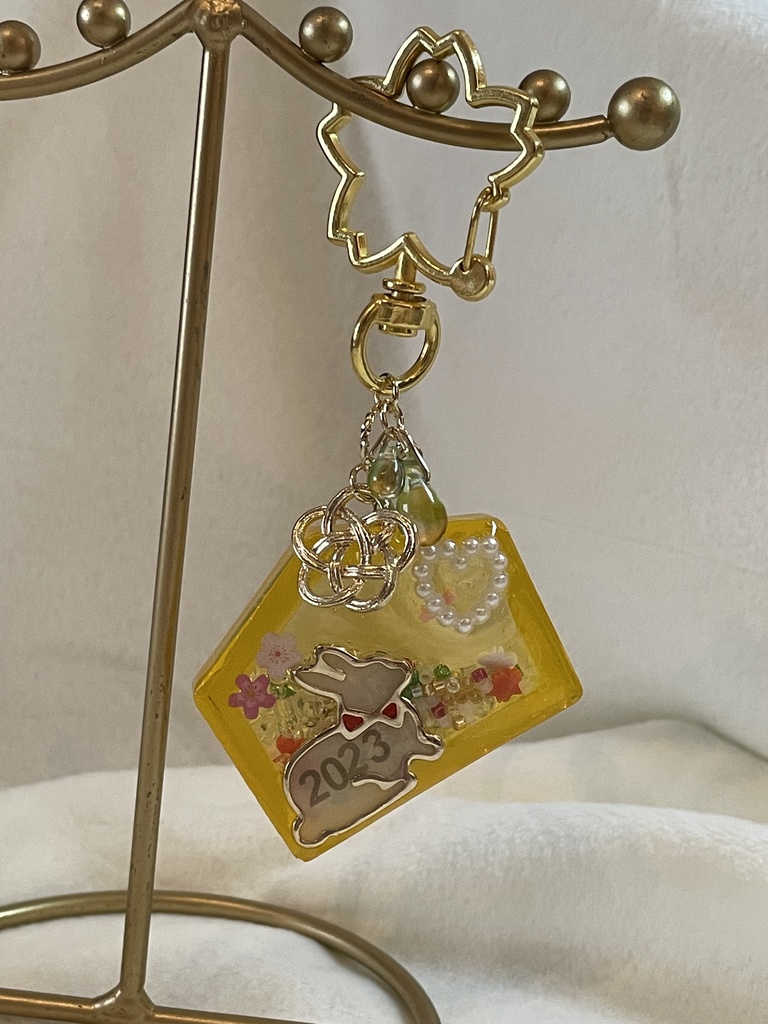 うさぎ絵馬 シャカシャカ✧*。チャーム ④