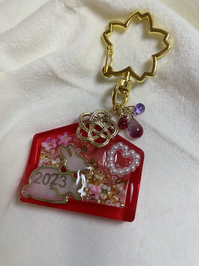 うさぎ絵馬 シャカシャカ✧*。チャーム ⑤