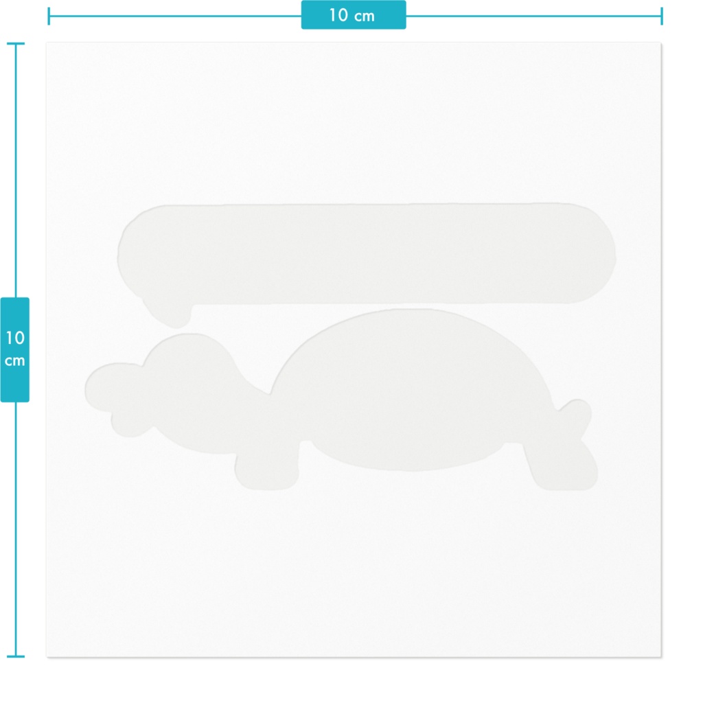 カメじゃないよ。ステッカー