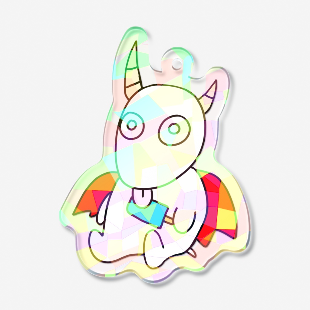ヤギどらごん（ホログラム）アクリルキーホルダー