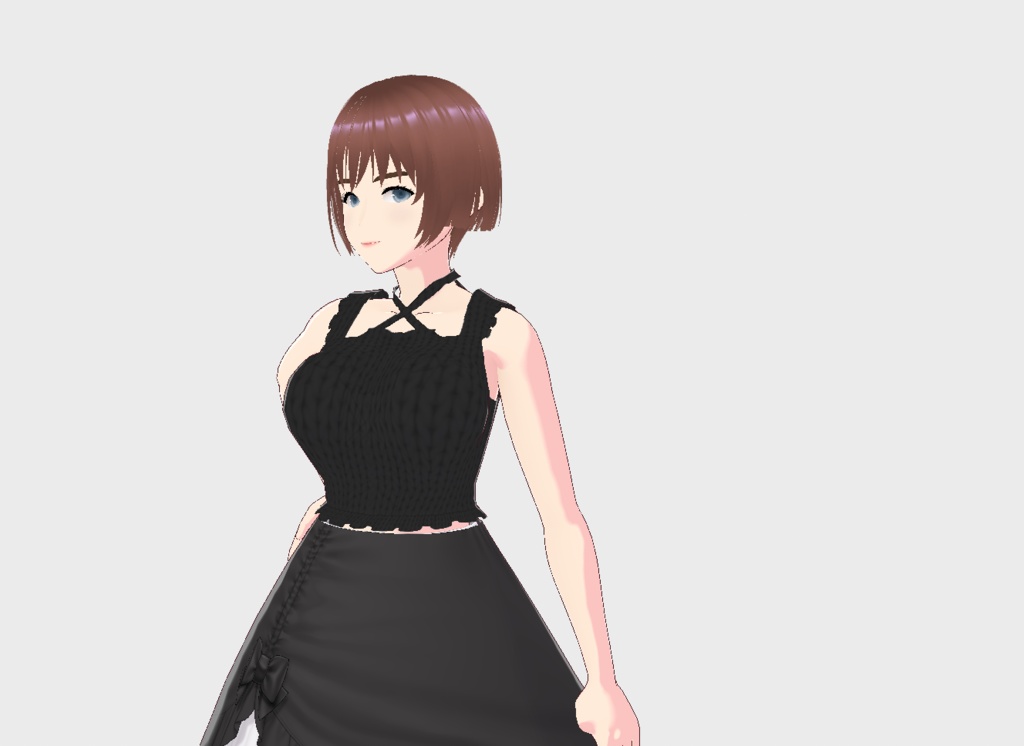 Badsyncing's Fuzzy Knit Top(Custom Item and Texture Pack) - Black