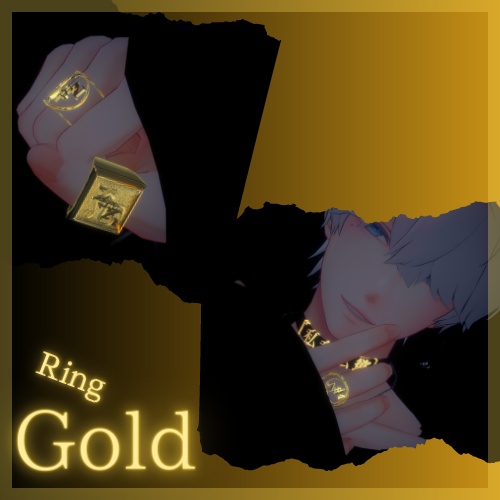 【VRC対応】『私利私慾』&LunotunA 1stCollaborationAccessory(Choker・Ring)