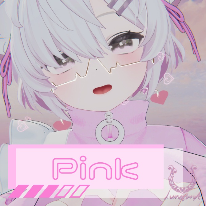 【VRC対応】HeartFaceWire-真冬-