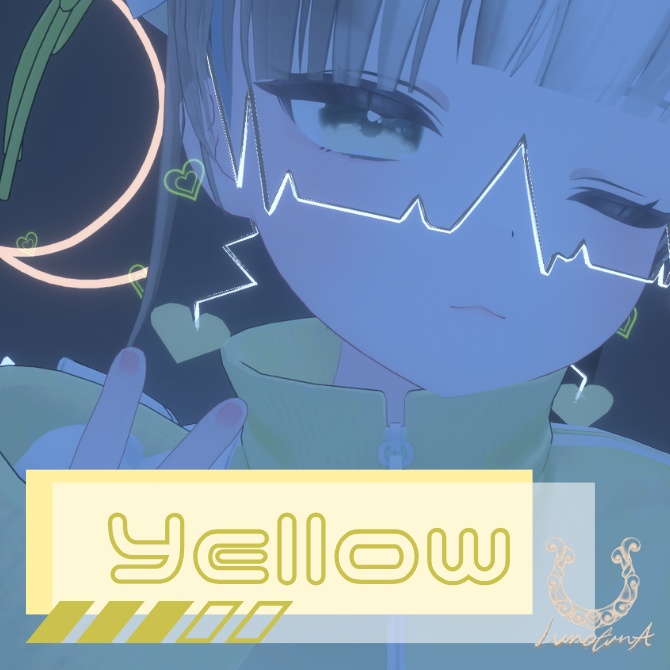 【VRC対応】HeartFaceWire-真冬-