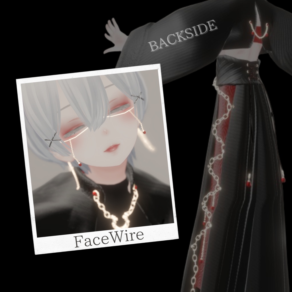 【VRC対応】No1 -LuNar HAKAMA-