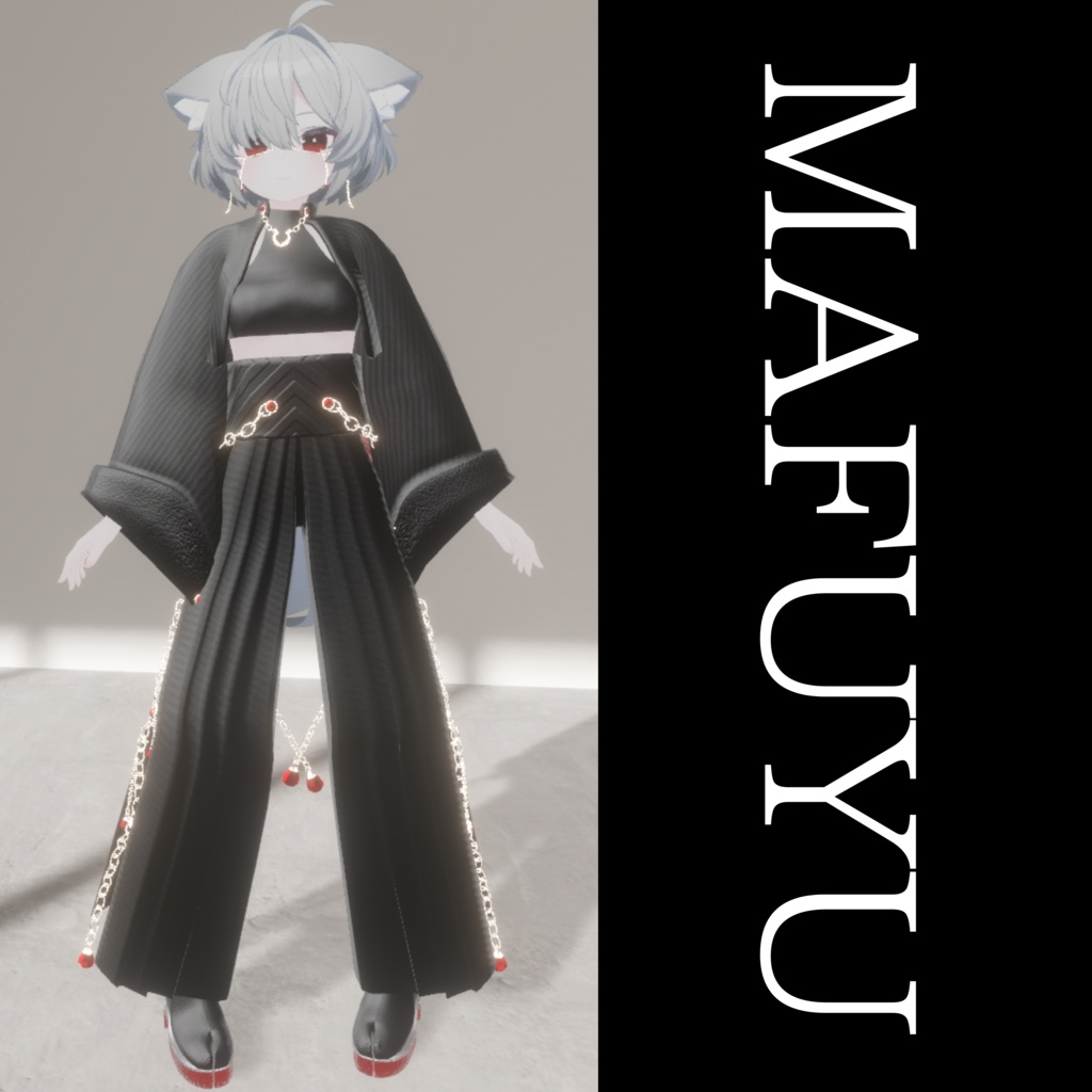 【VRC対応】No1 -LuNar HAKAMA-
