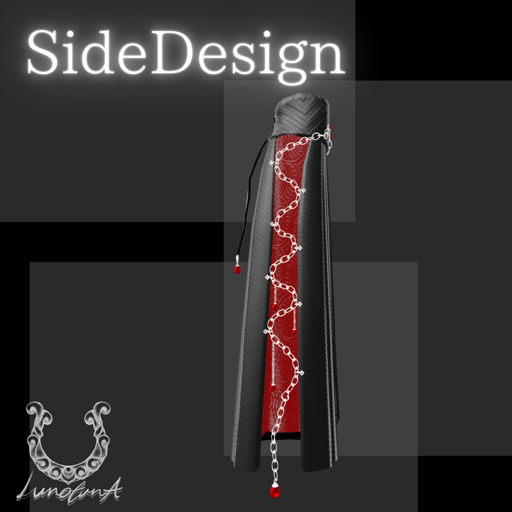 【VRC対応】No1 -LuNar HAKAMA-