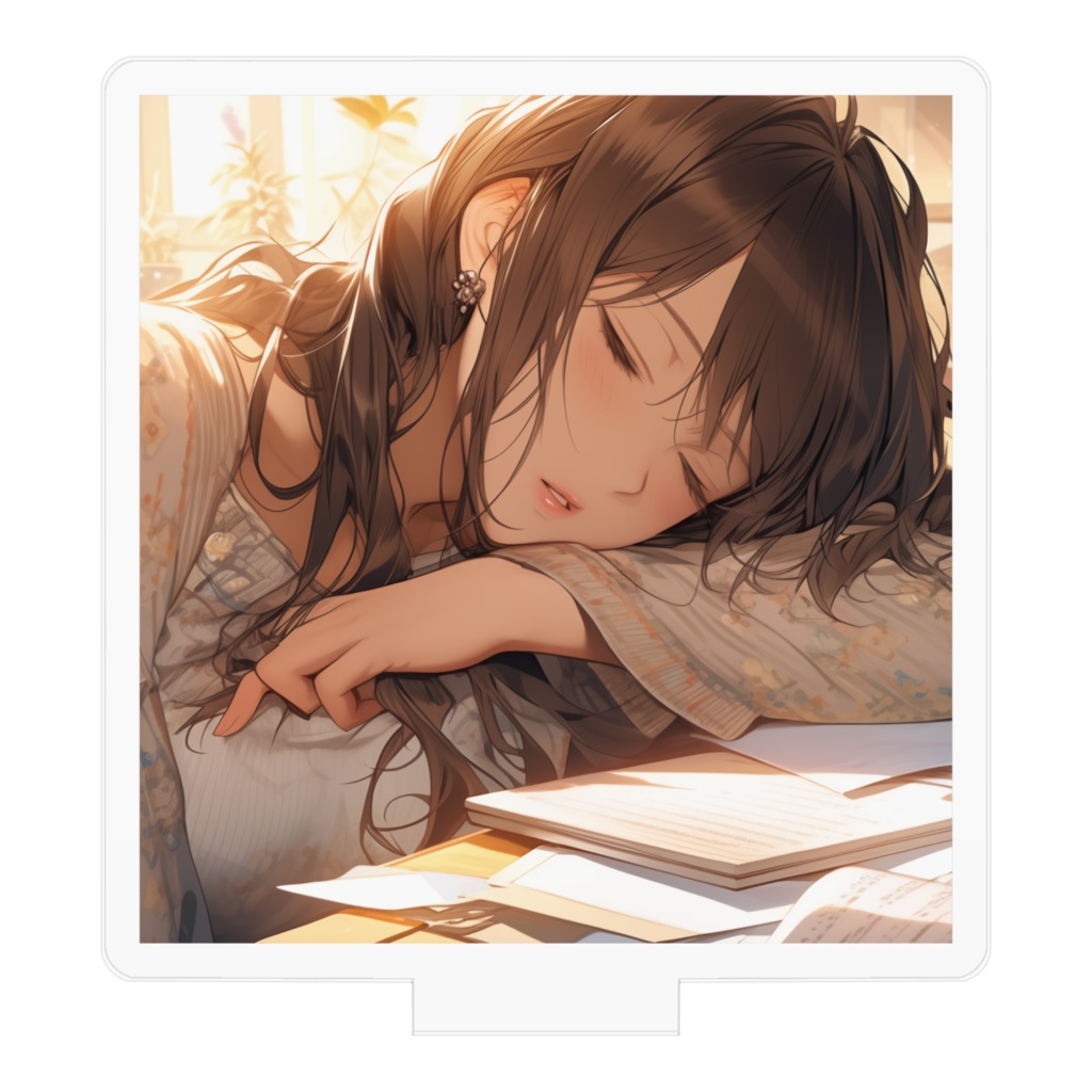 図書館で居眠り / Dozing off in the library
