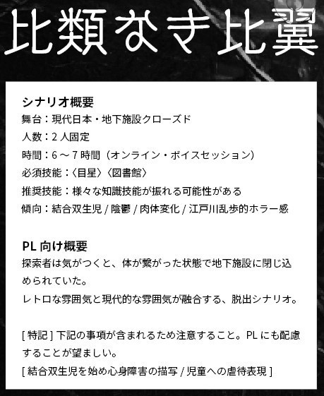 【DL版】グッピーランド【CoC6版シナリオ集】