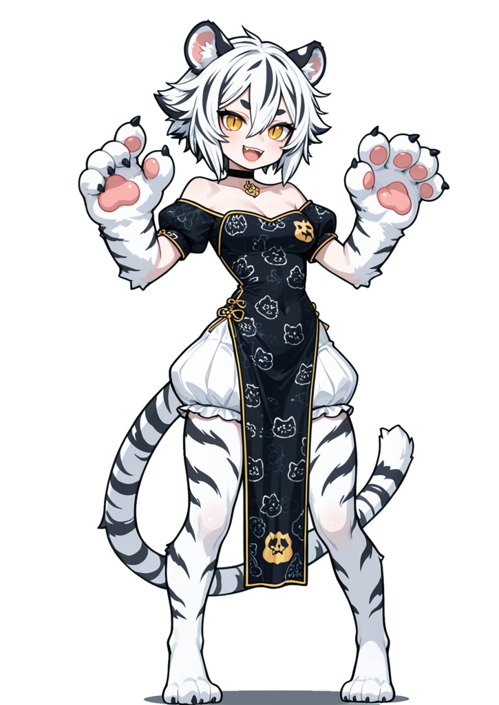 五神・西方守護白虎ちゃんアクリルお守り