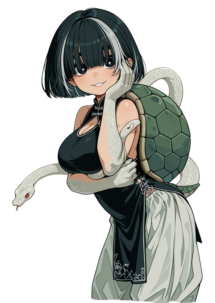 五神・北方守護玄武ちゃんアクリルお守り