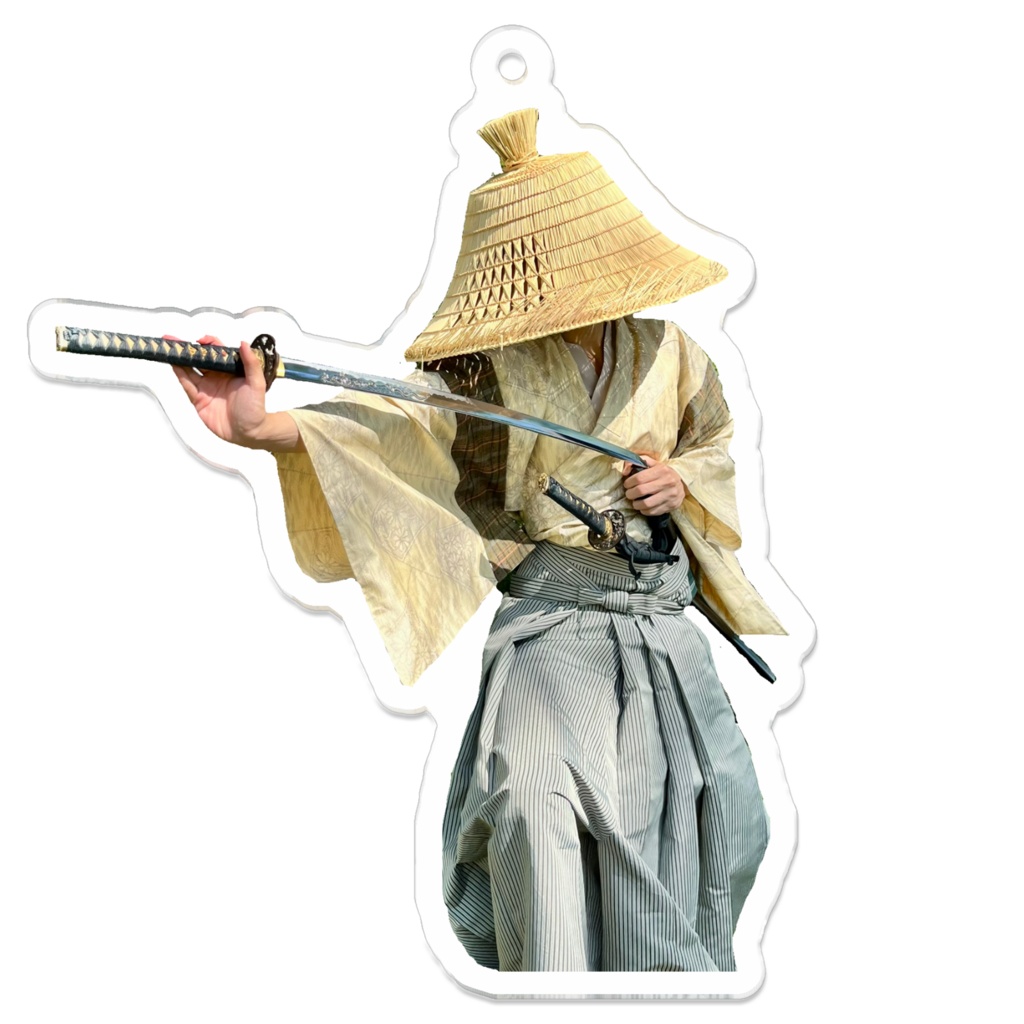 抜刀浪人笠