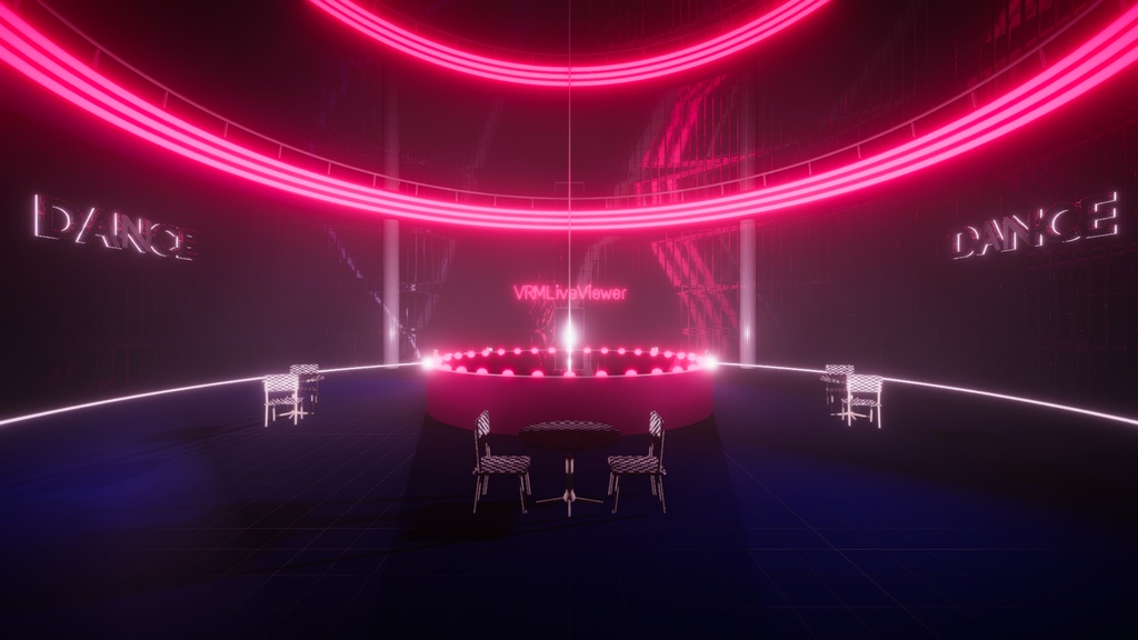 【無料】VRMLiveViewer用ステージ各種 GLBファイル