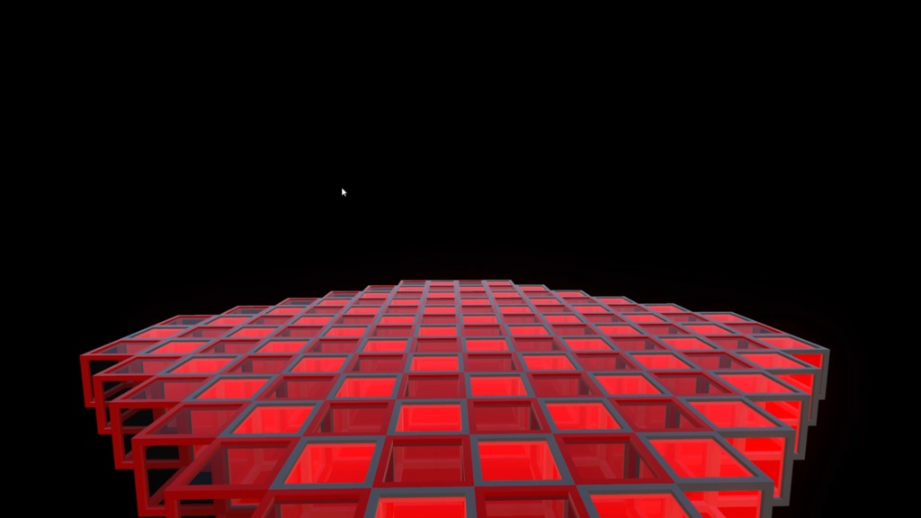 【無料】VRMLiveViewer用ステージ「Cube_stage」 GLBファイル