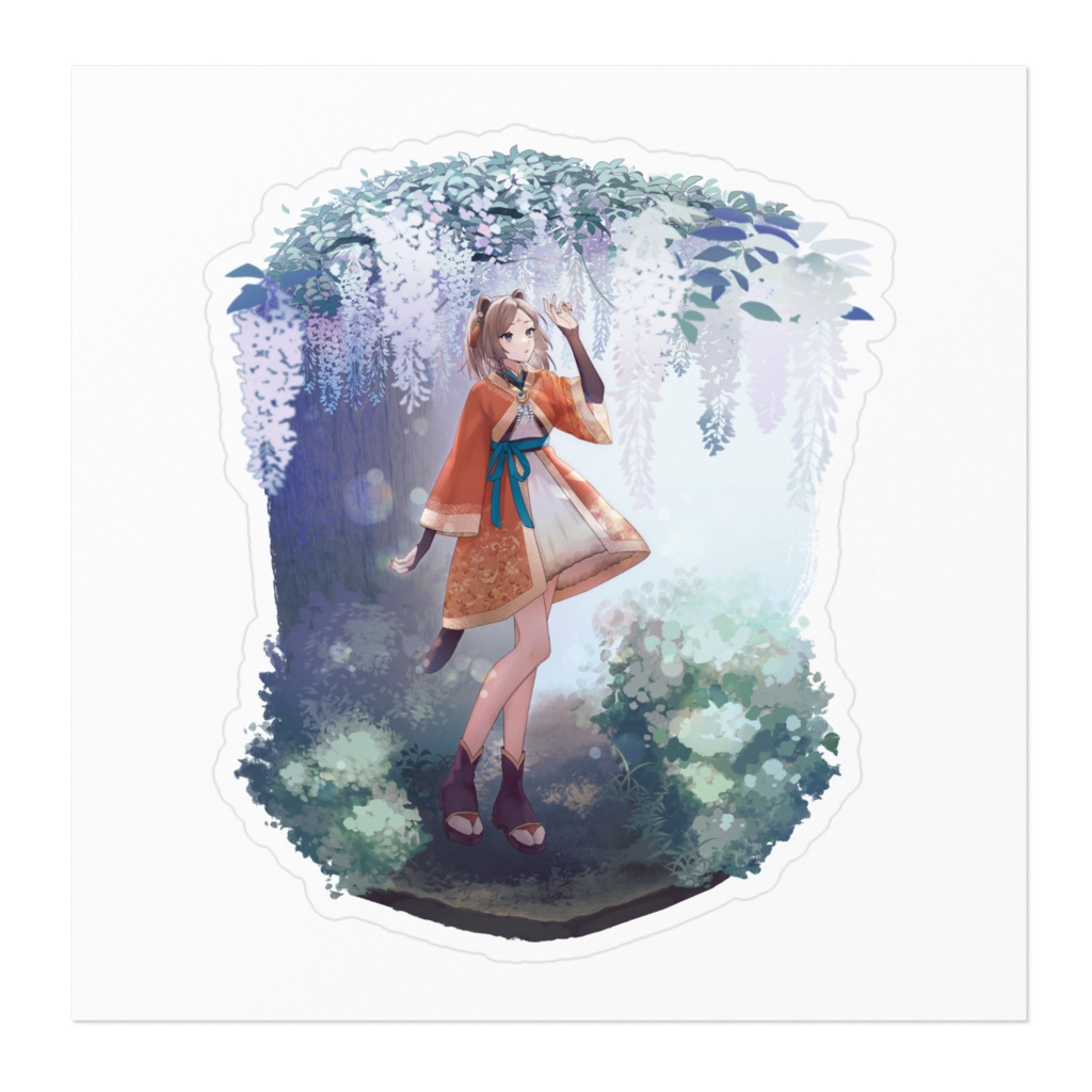 夜灯ヨナギ ステッカー キービジュアル