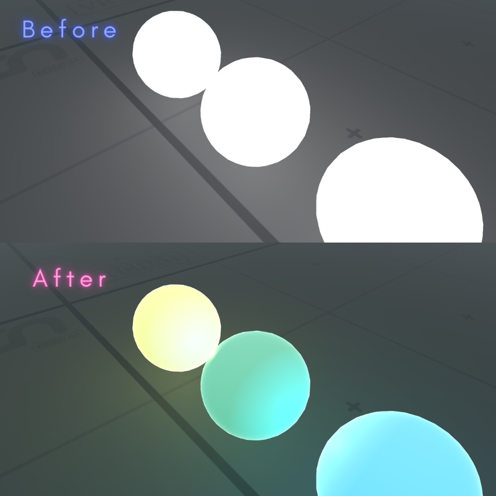 【無料】【Unity】イルミネーションスフィア(光る玉)