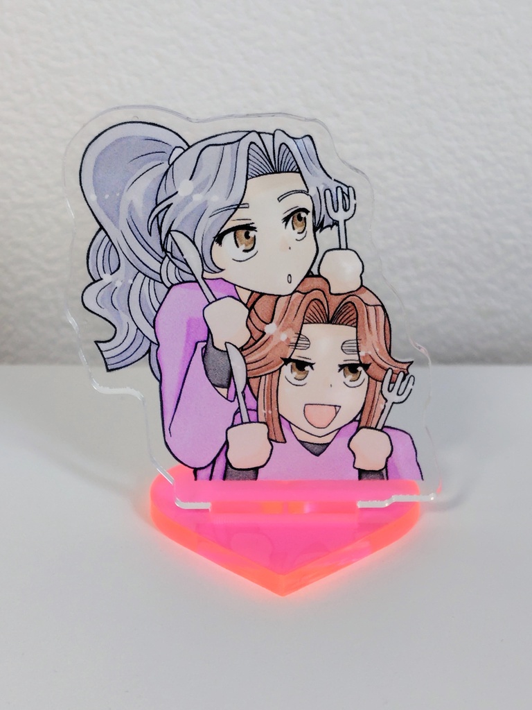 四いと一緒にお食事アクリルスタンド