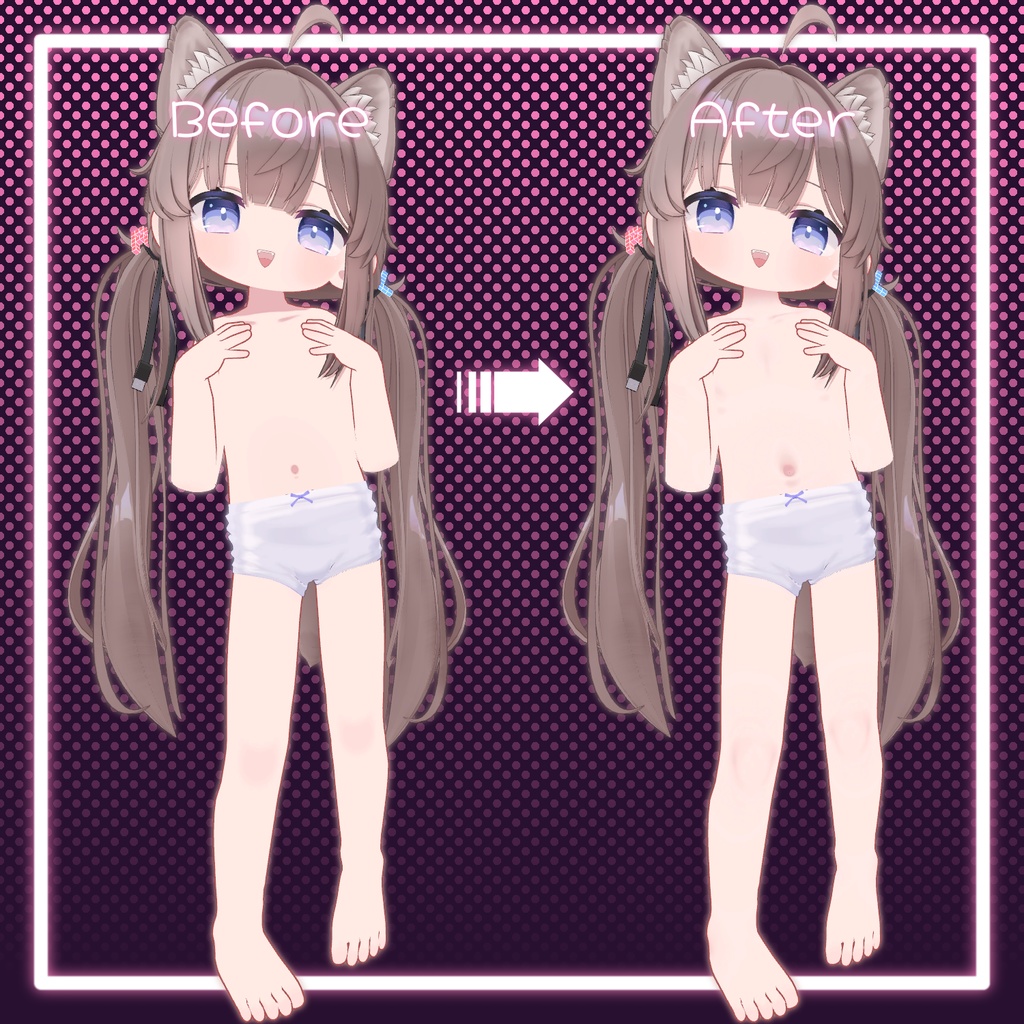 【無料/Free】ひかるんボディスキンテクスチャセット/ Hikarun Body Skin Texture Set