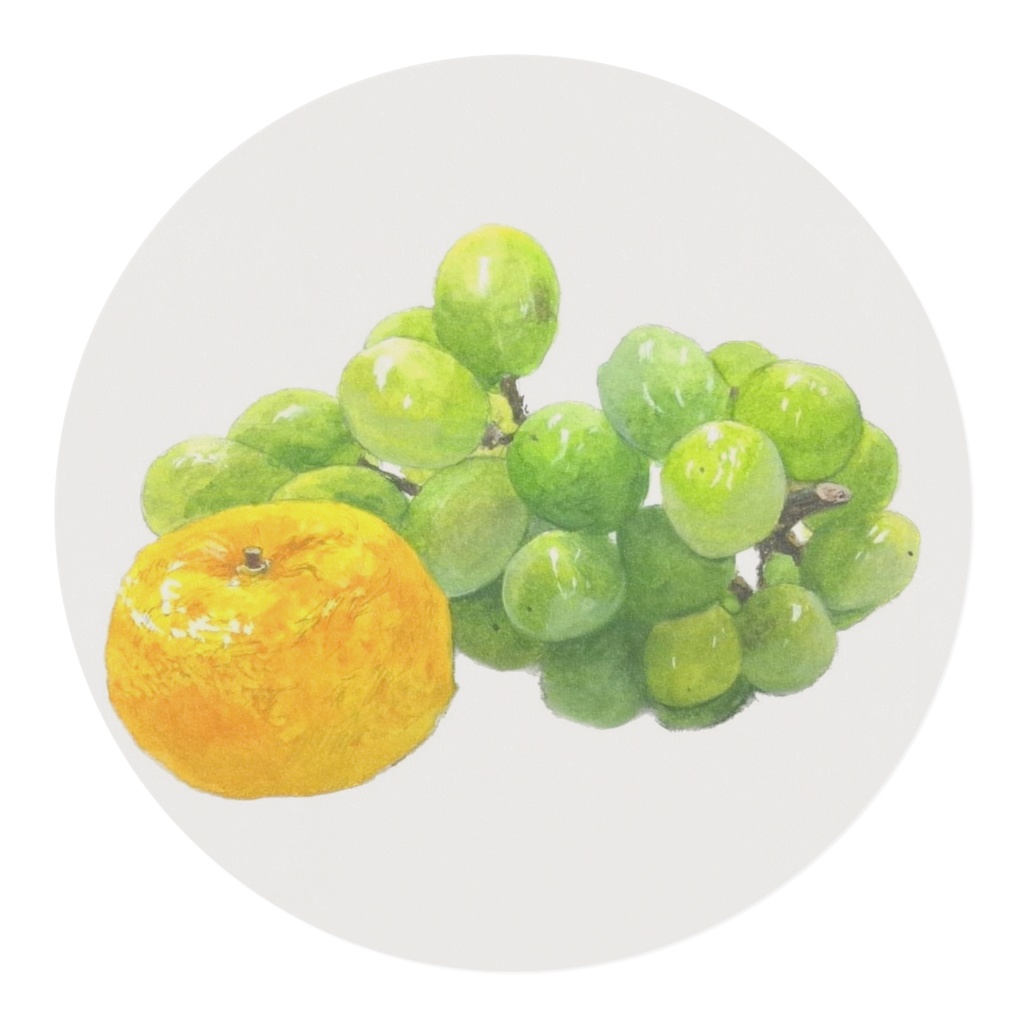 水彩果実のマスキングテープ