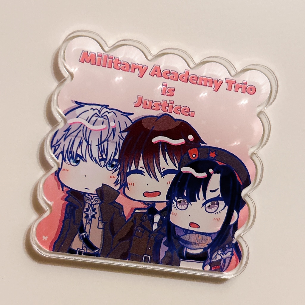 士官学校トリオアクリルマグネット
