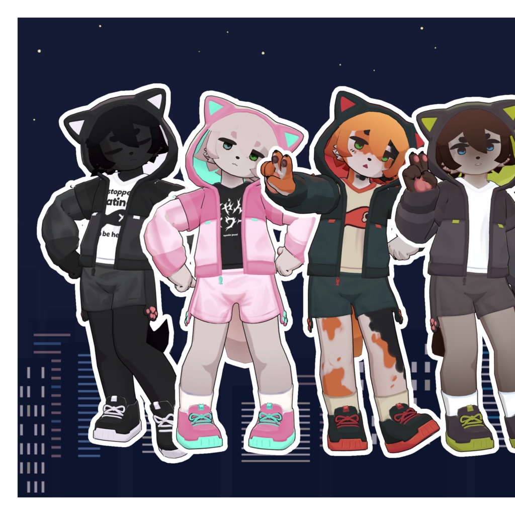 ミャウ! -Miau!- / オリジナル3Dモデル - fukaoni - 2/15