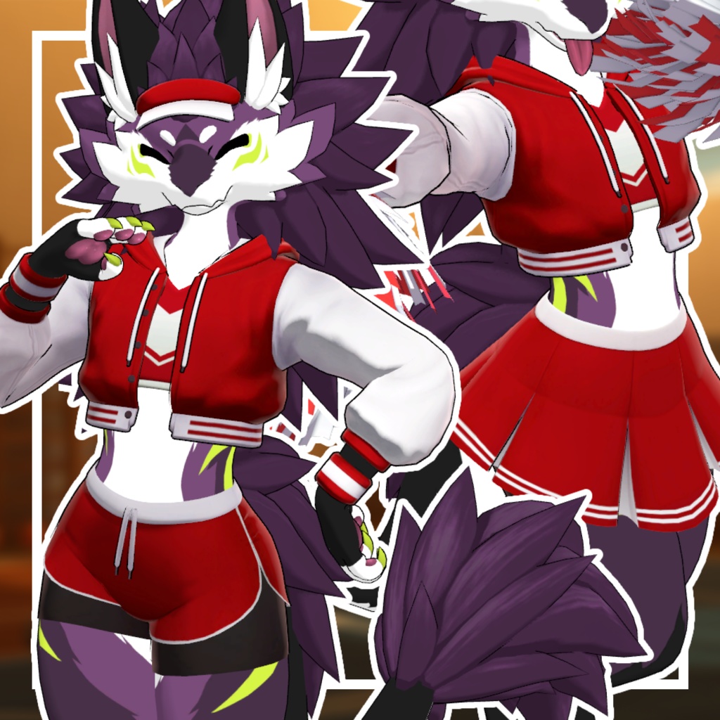 【VRC想定衣装】Cheerleader - Novabeast outfit
