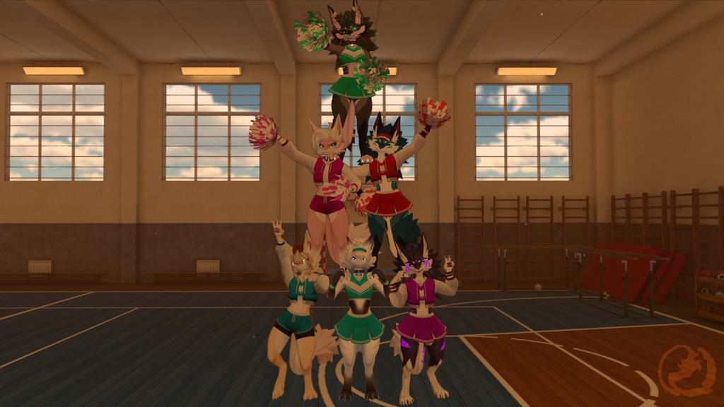 【VRC想定衣装】Cheerleader - Novabeast outfit
