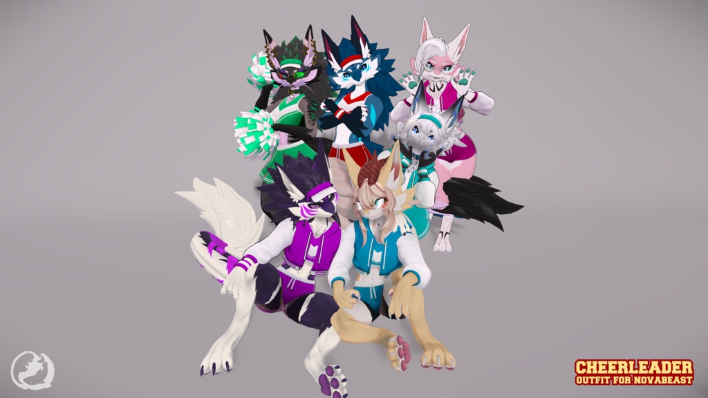 【VRC想定衣装】Cheerleader - Novabeast outfit