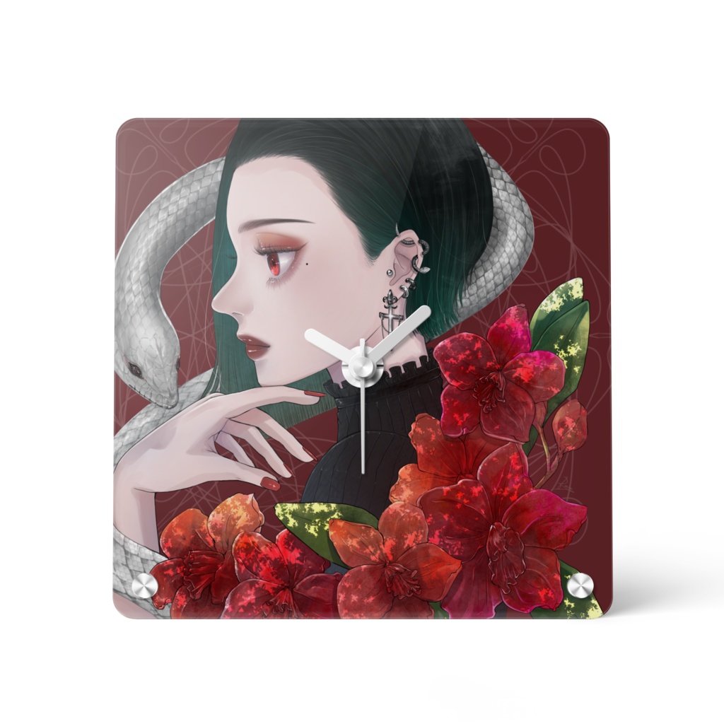 Cattleya clock