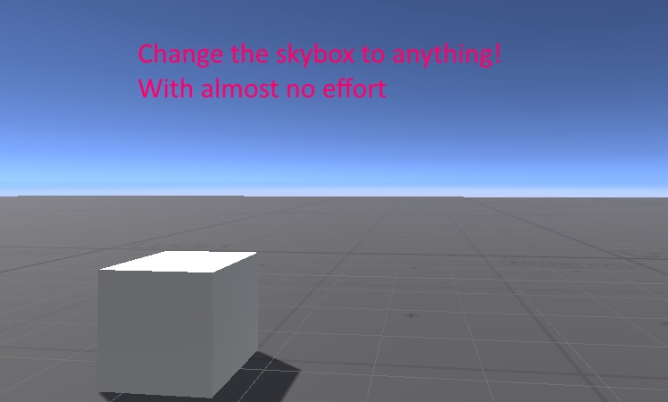 [VRChat] Udon# Change skybox (Local)
