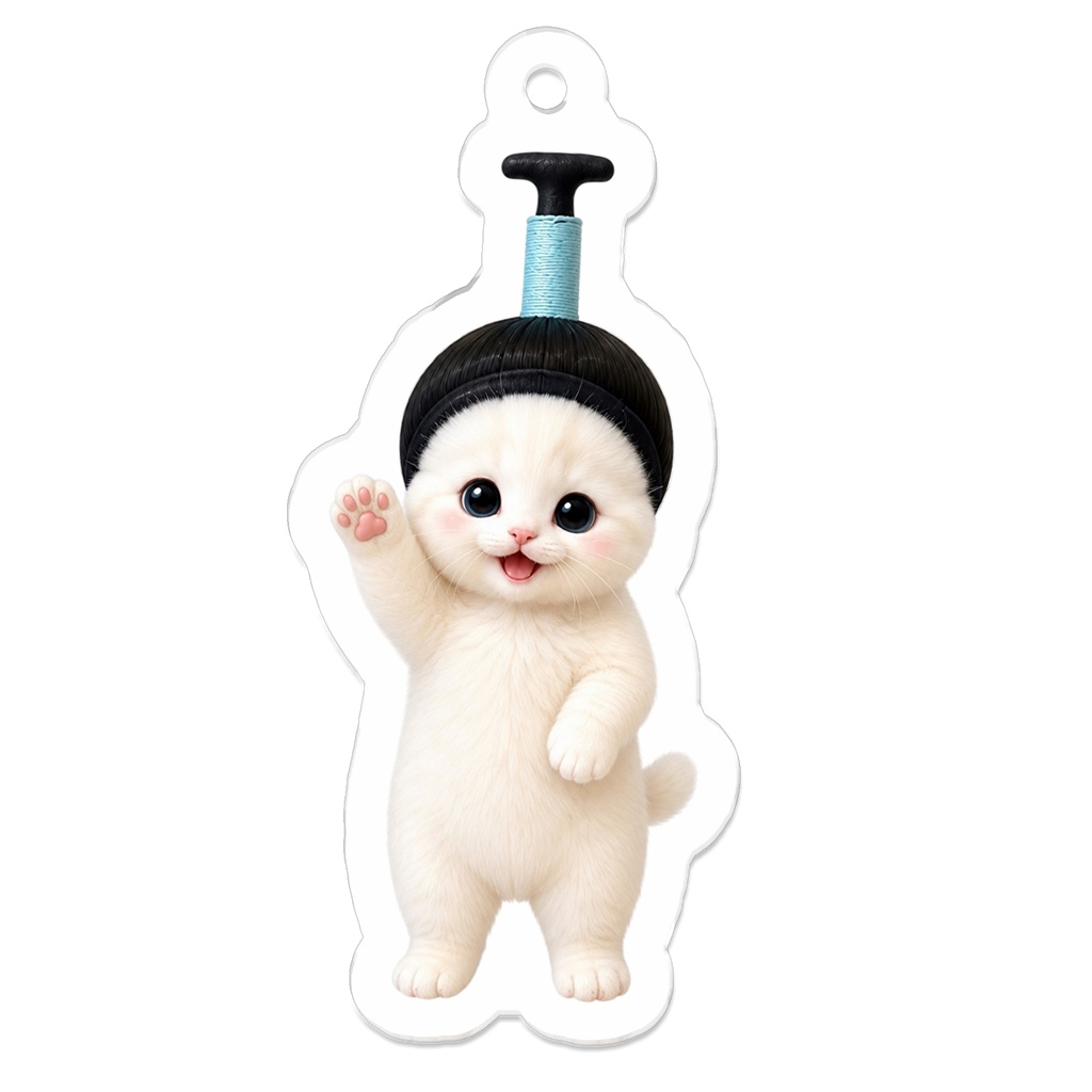 殿様ねっこキーホルダー