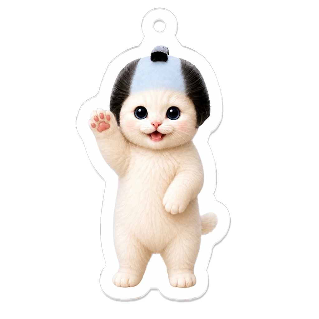ちょんまげねっこキーホルダー