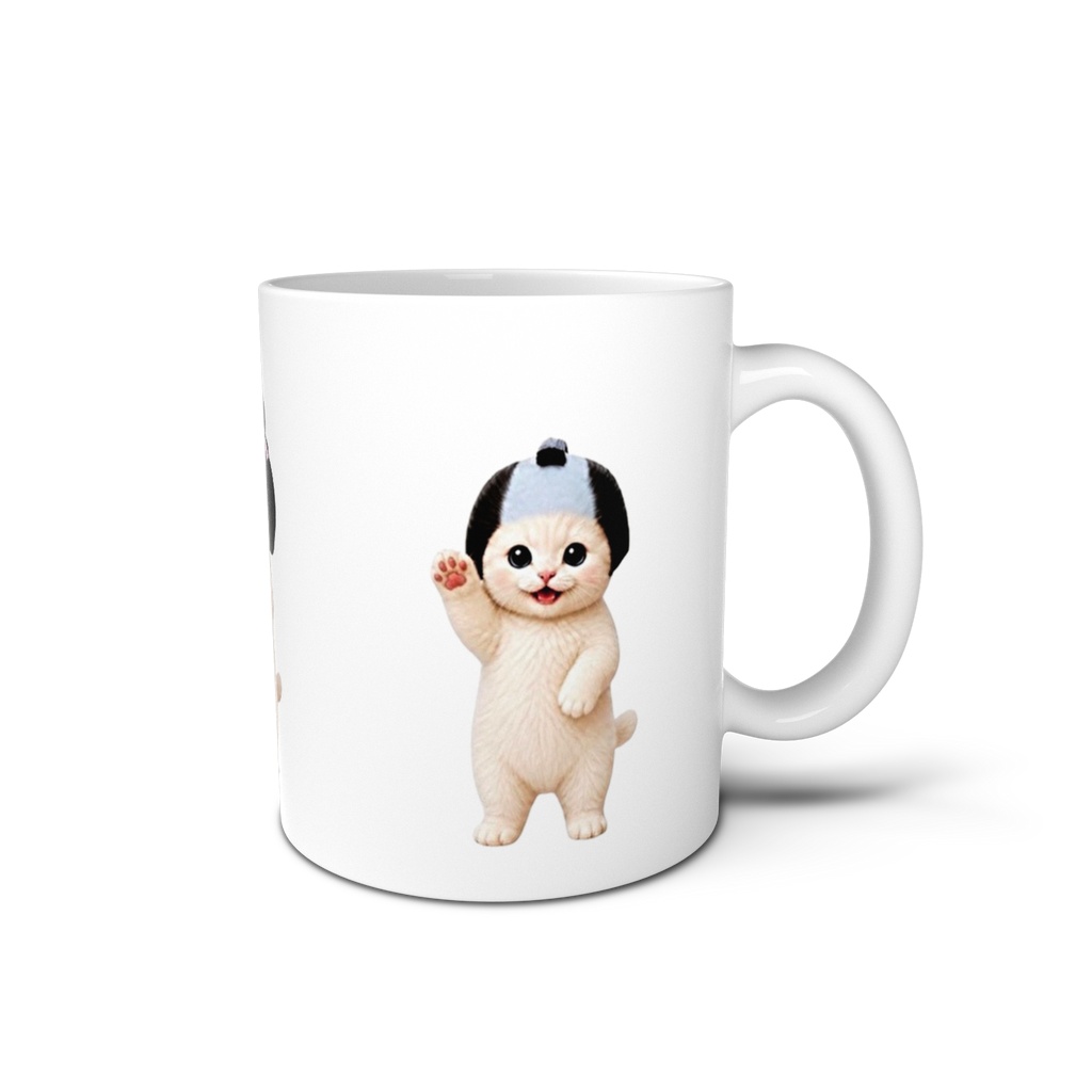 ちょんまげねっこマグカップ