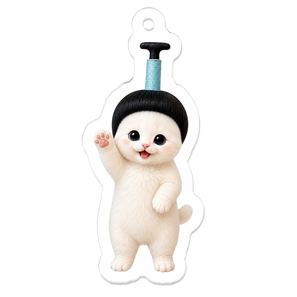 殿様ねっこキーホルダー