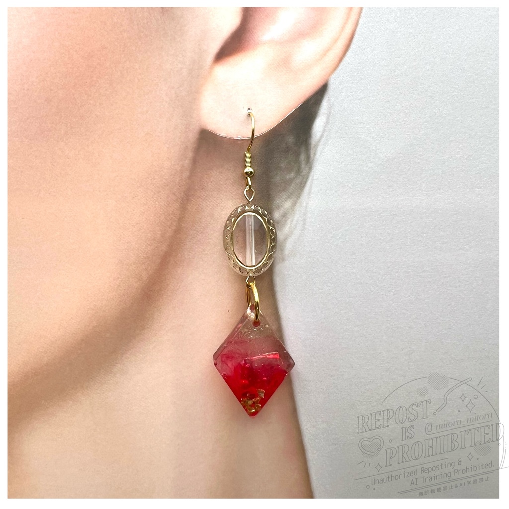 れこイメージピアス