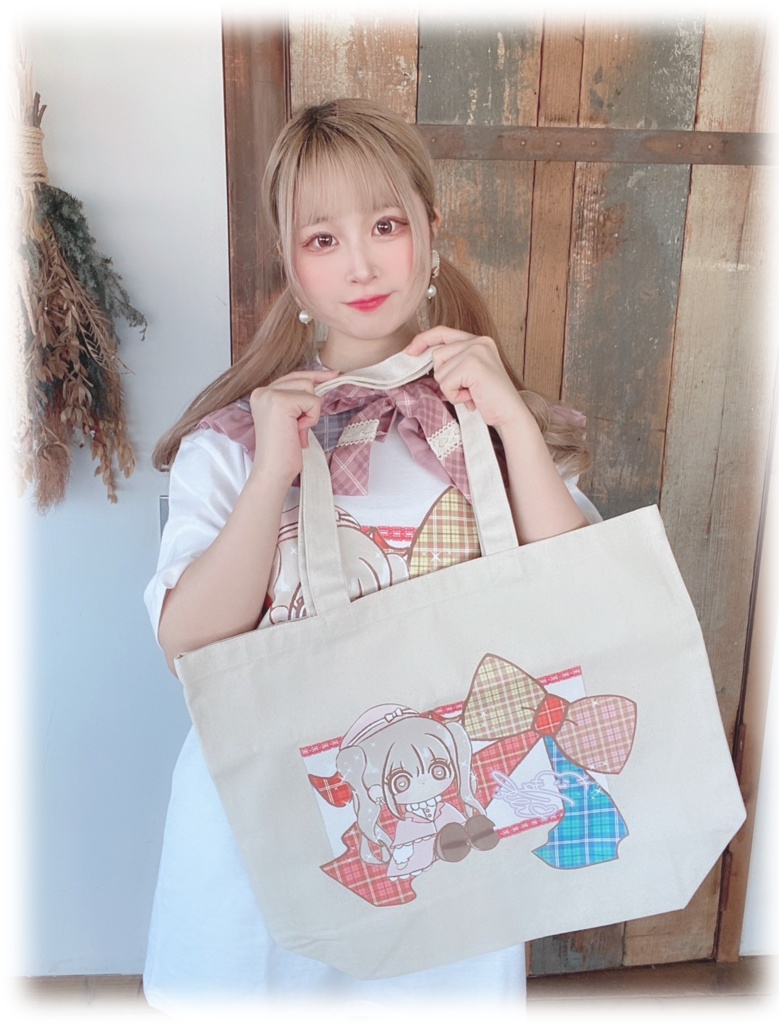 【まぁり誕2023】生誕トートバッグ(ナチュラル or ベビーピンク)