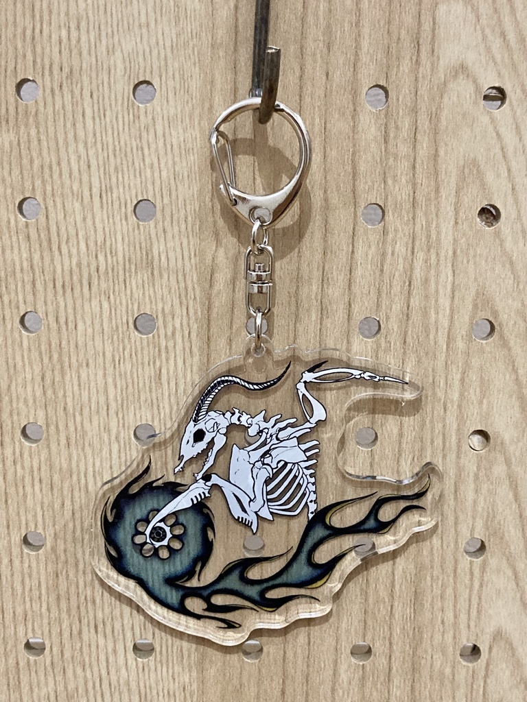 BornBike【青/赤】アクリルキーホルダー