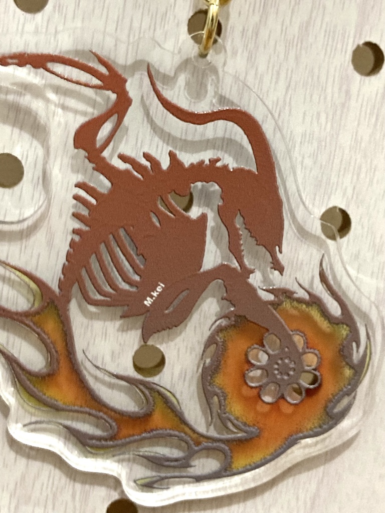 BornBike【青/赤】アクリルキーホルダー