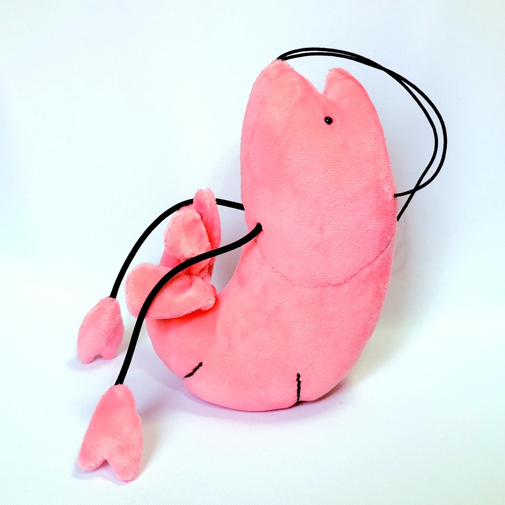 エビのぬいぐるみ（ピンク）