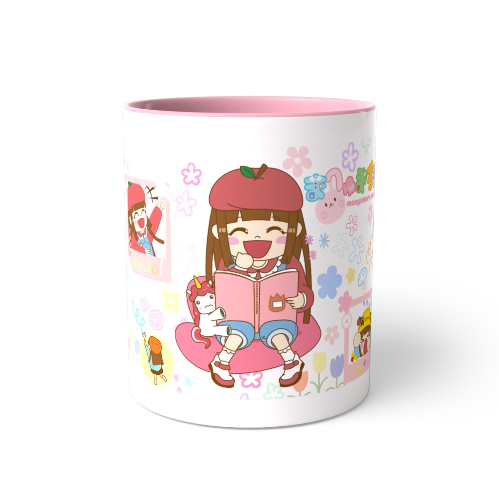 【ましゅまろまなち】おはながいっぱいマグカップ