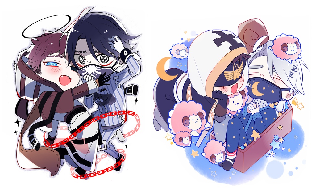 納占アクリルキーホルダー